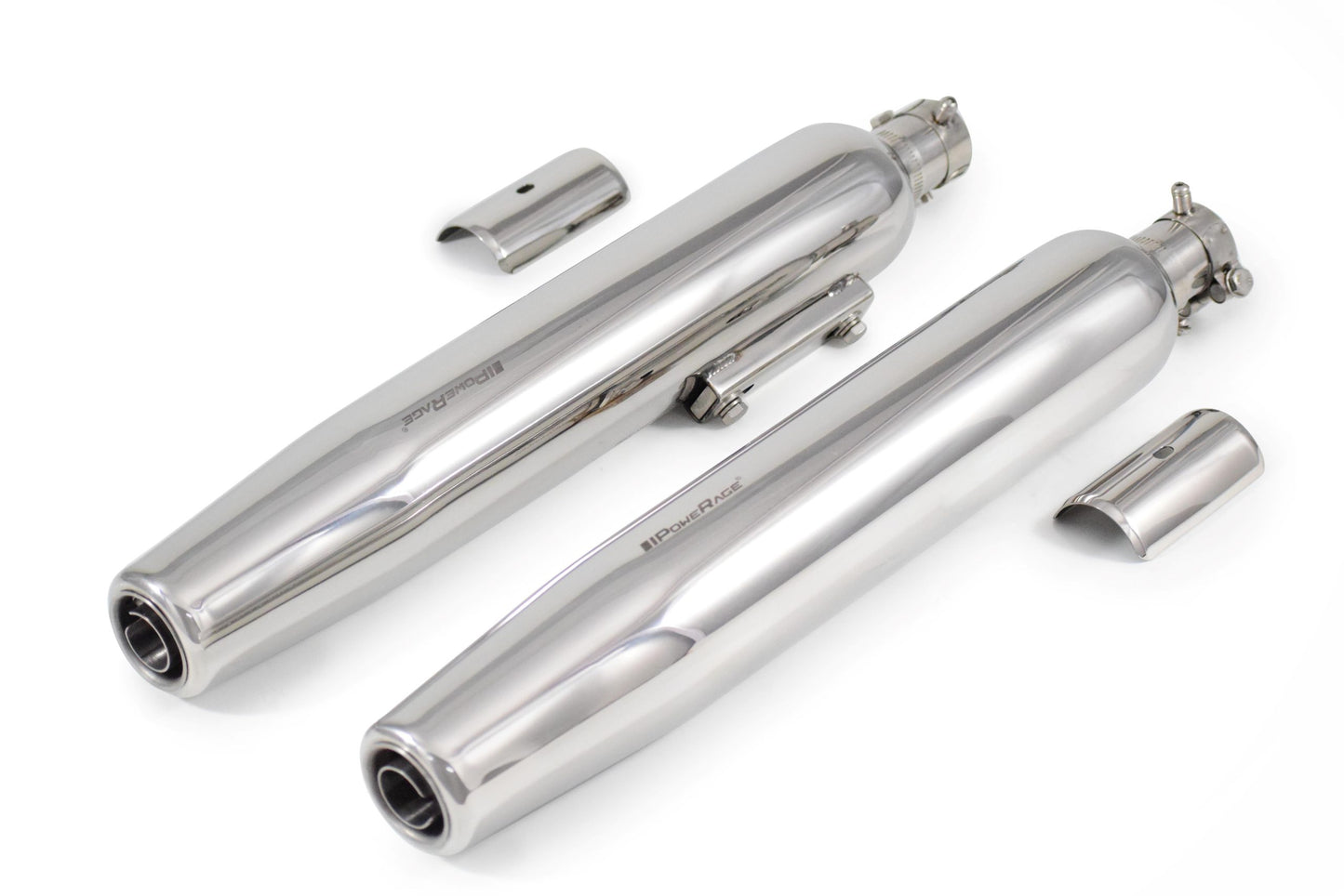 Slip-Ons Exhaust for RE Super Meteor 650 Polish Finish