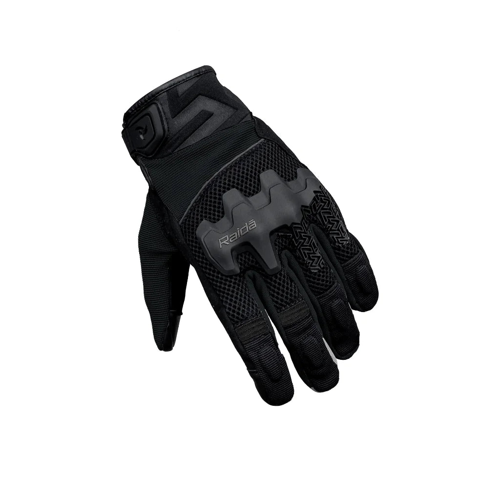 Raida Drift Motorcycle Gloves | Black