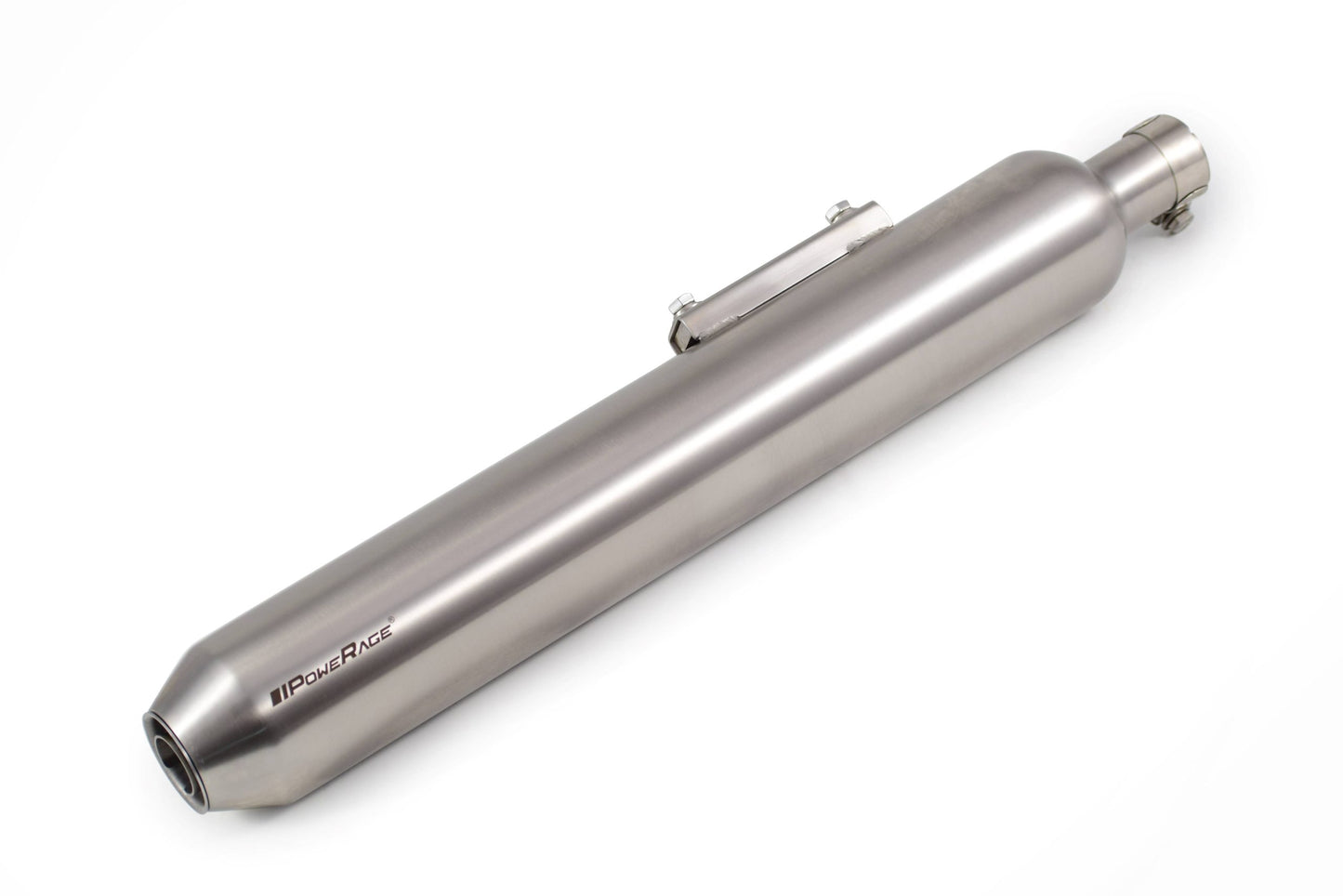 Slip-Ons Exhaust for Reborn / Meteor 350 – Brushed Steel Finish
