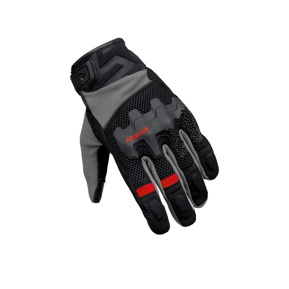 Raida Drift Motorcycle Gloves | Red