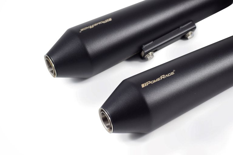 Slip-Ons Exhaust for RE 650 – Black (Short Type)