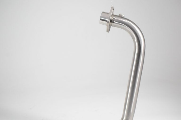 Performance Headers for Himalayan 411 Brushed Steel Finish
