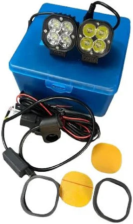LIU HJG 4 LED Minicree 40W With wiring harness & Switch ( pair)