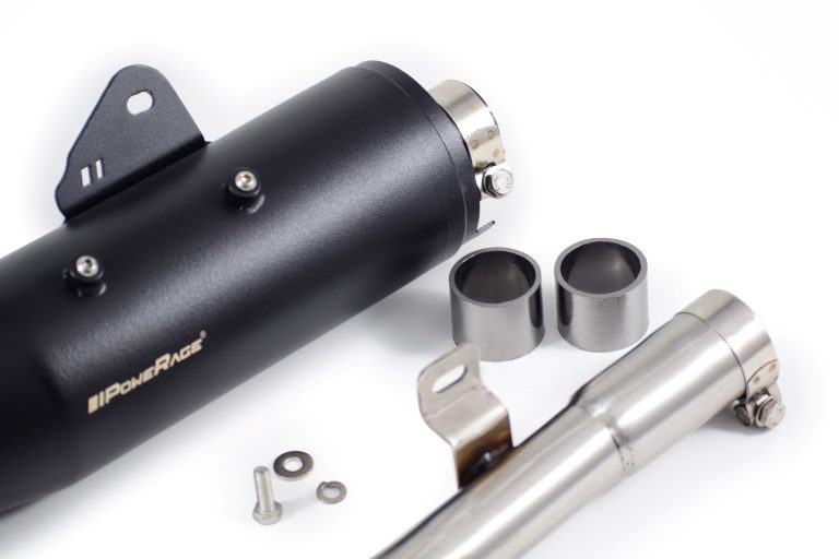 Slip-Ons Exhaust for RE BEAR 650 with de-cat Pipe – OE Type