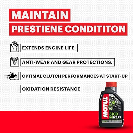 Motul 5100 10W-50 4T (Engine Oils 1L)