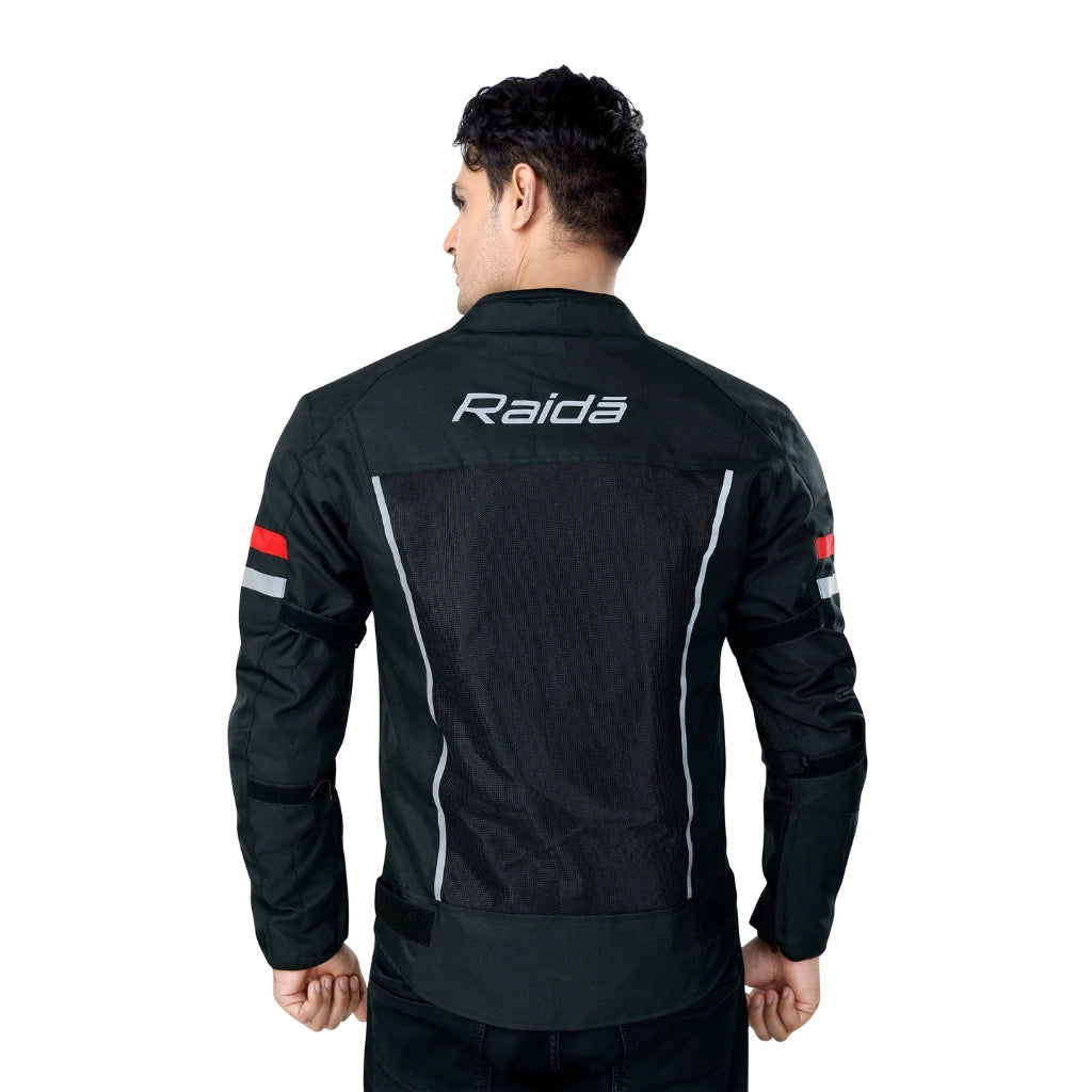 Raida Tourer Jacket | Black/Red