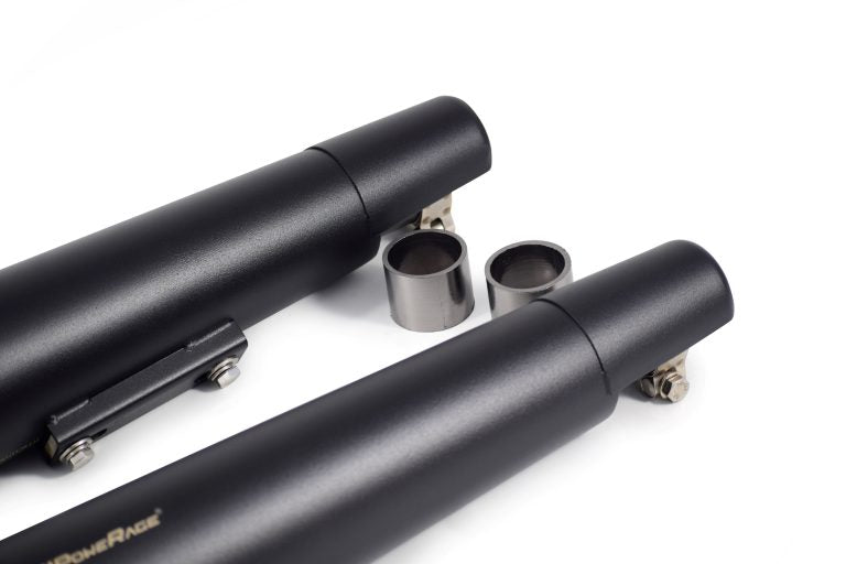 Slip-Ons Exhaust for RE 650 – Black (Short Type)