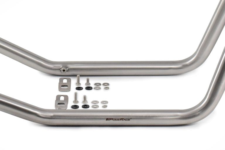 Performance Headers for RE 650 Twins Brushed Steel Finish