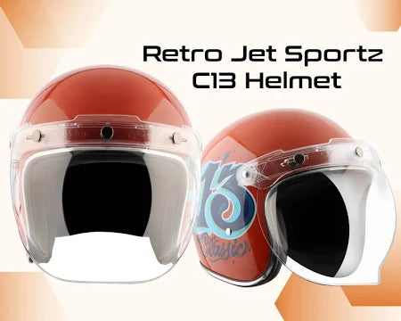 Retro Jet Sportz C13 Helmet