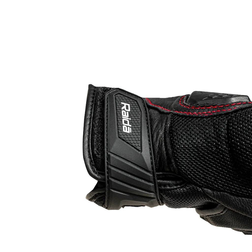 Raida AirWave Motorcycle Gloves | Red