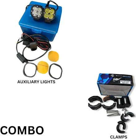 LIU HJG 4 LED Minicree 40W With wiring harness & Switch ( pair)