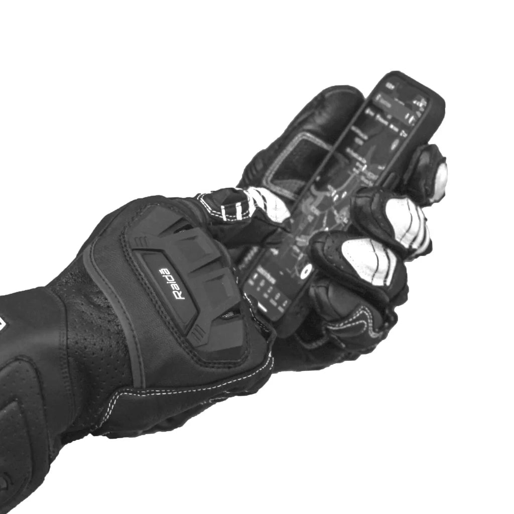 Raida AirWave Motorcycle Gloves | White