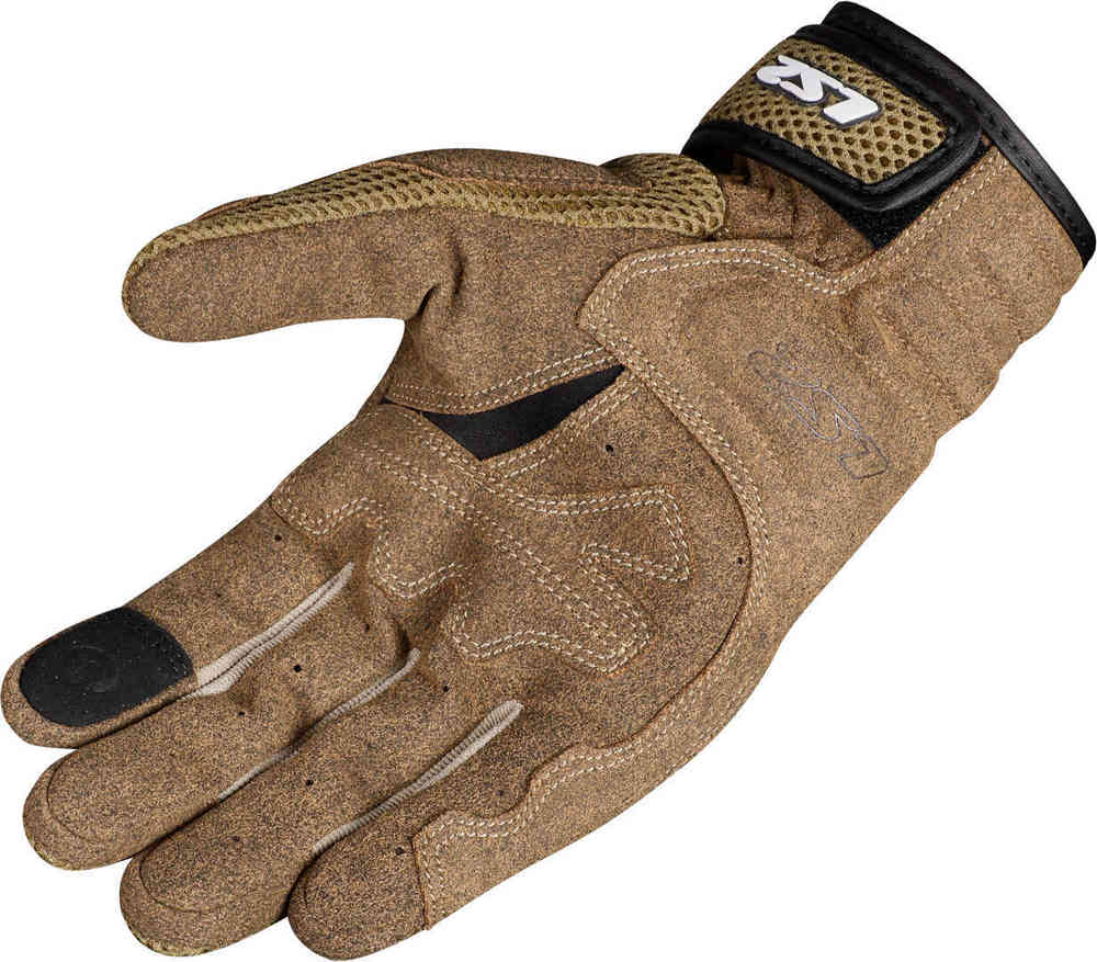 LS2 KUBRA RIDING GLOVES BROWN