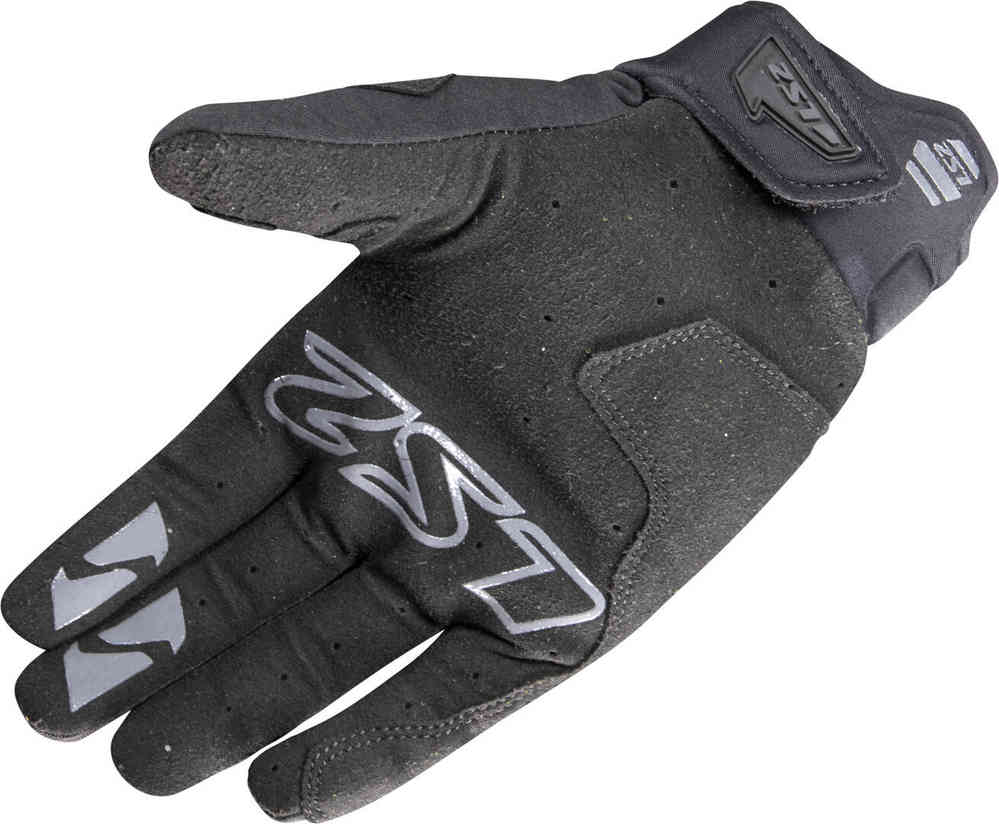 LS2 HIKER MAN RIDING GLOVES BLACK