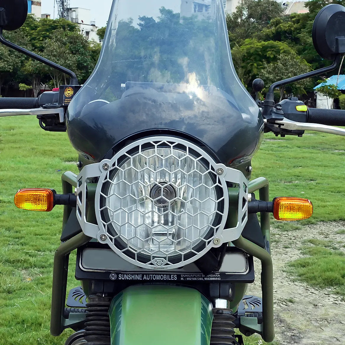 Headlight Grill For Royal Enfield Himalayan - BS4-BS6 Model (2019-2021) - Silver