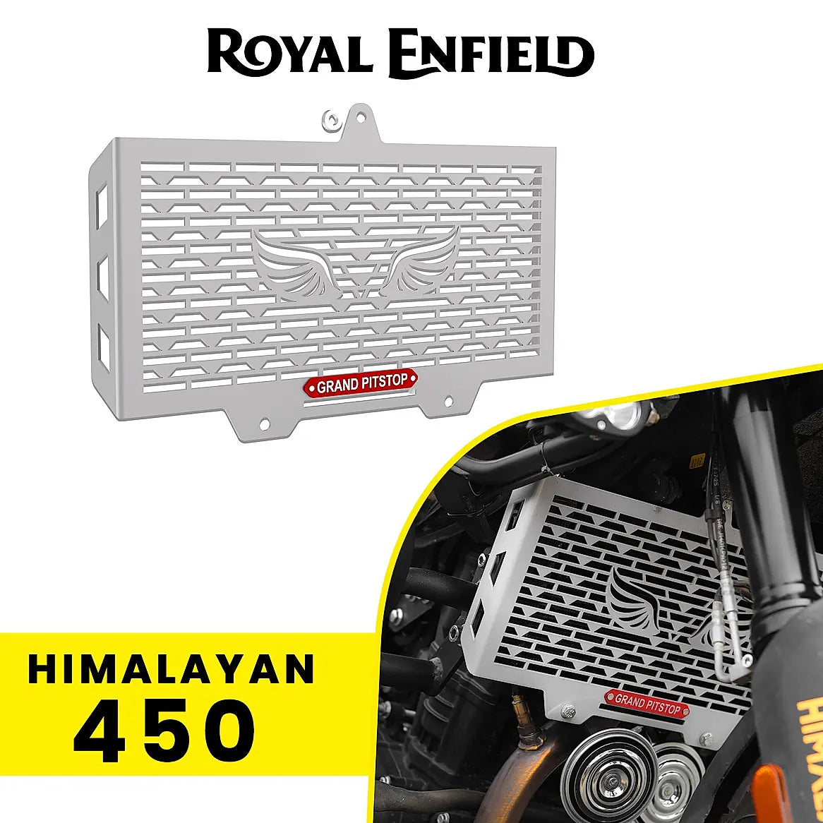 Radiator Grill for Royal Enfield Himalayan 450 - Silver