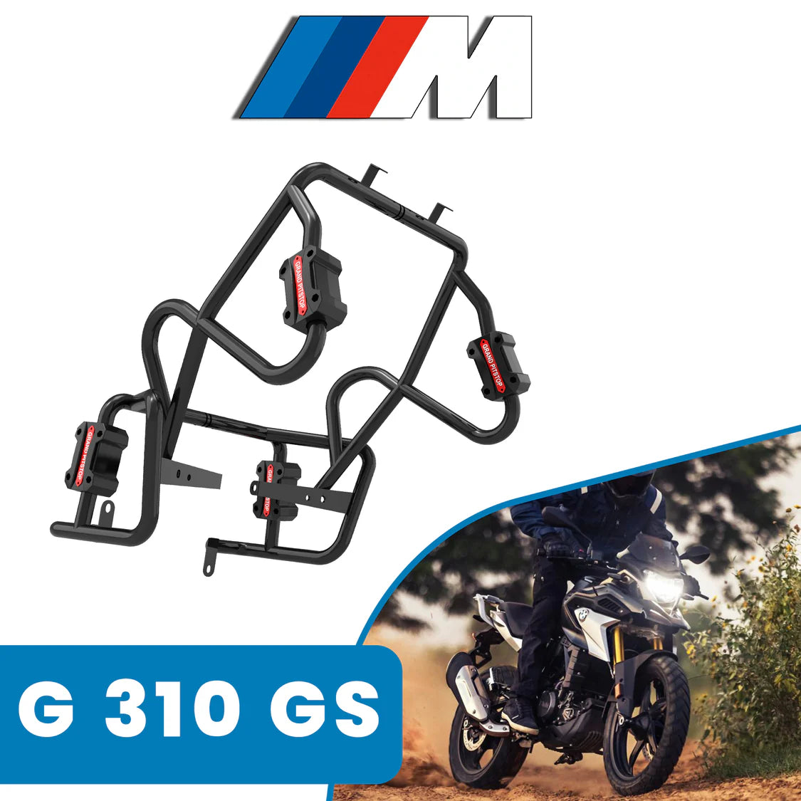 Crash Guard for BMW G310 GS Black