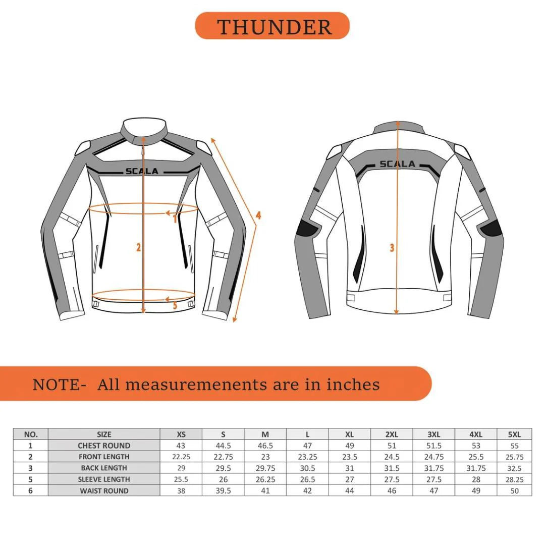 Scala Thunder L2 Riding Jacket - Black