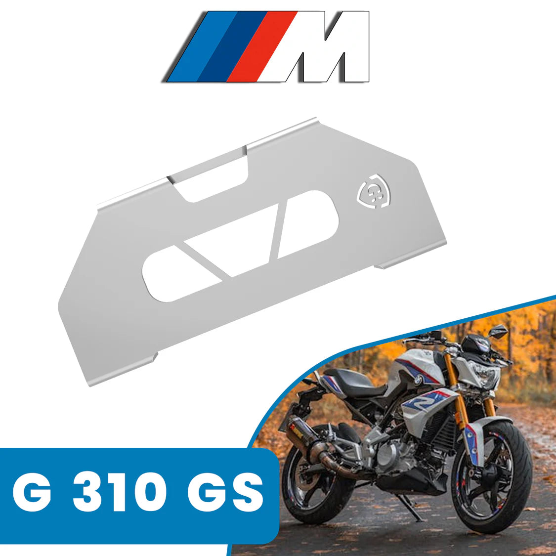 Front Brake Caliper Cover for BMW G310 GS Silver
