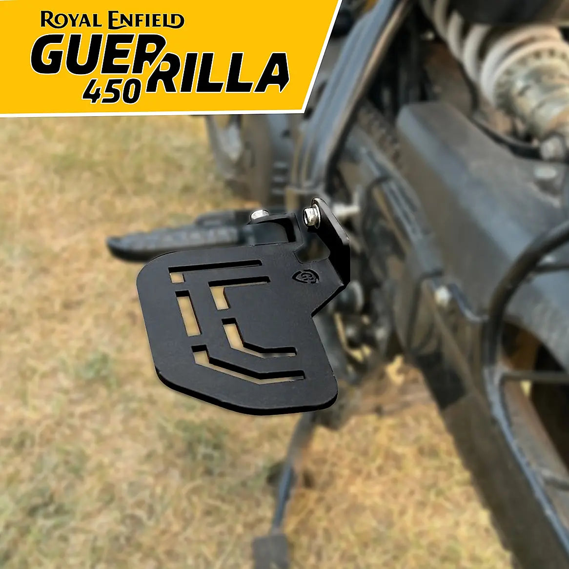 Pillion Footrest for Royal Enfield Guerrilla 450 - Black-Pair