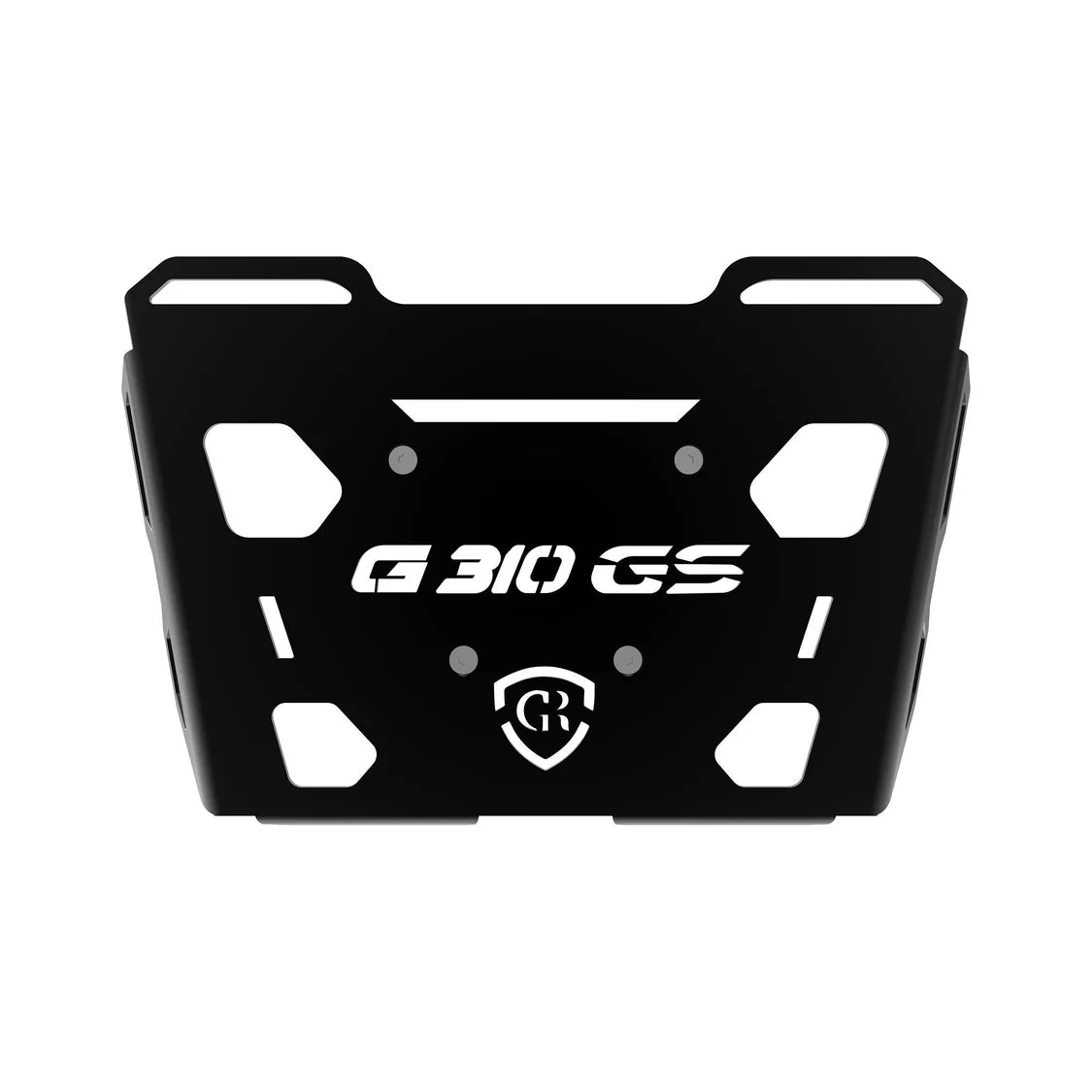 Top Rack Plate for BMW G310 GS Black