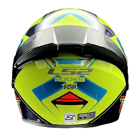FF352 ROOKIE BETHA HI VIZ YELLOW NAVY BLUE