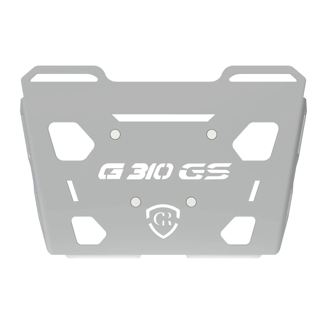 Top Rack Plate for BMW G310 GS Silver