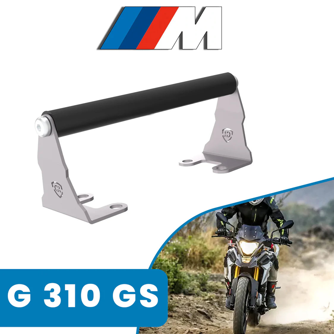 GPS Mount for BMW G310 GS Silver