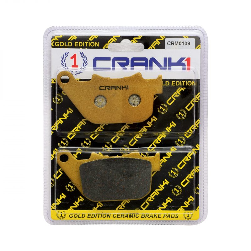 CERAMIC BRAKE PAD FRONT FOR HARLEY-DAVIDSON IRON 883-2009 TO 2013-CRM0109-CRANK1