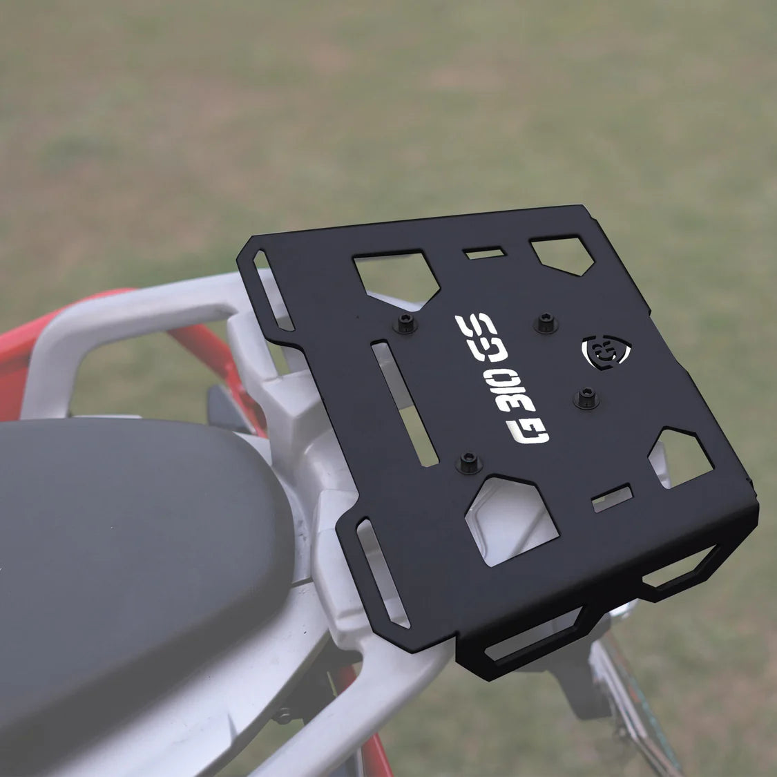 Top Rack Plate for BMW G310 GS Black