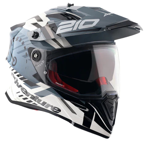 X-Cross Dual Visor Speedometer Helmet