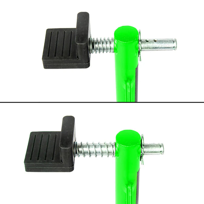 Dismantlable Rear Paddock Without Skate Wheels (upto 185 kg) - Green
