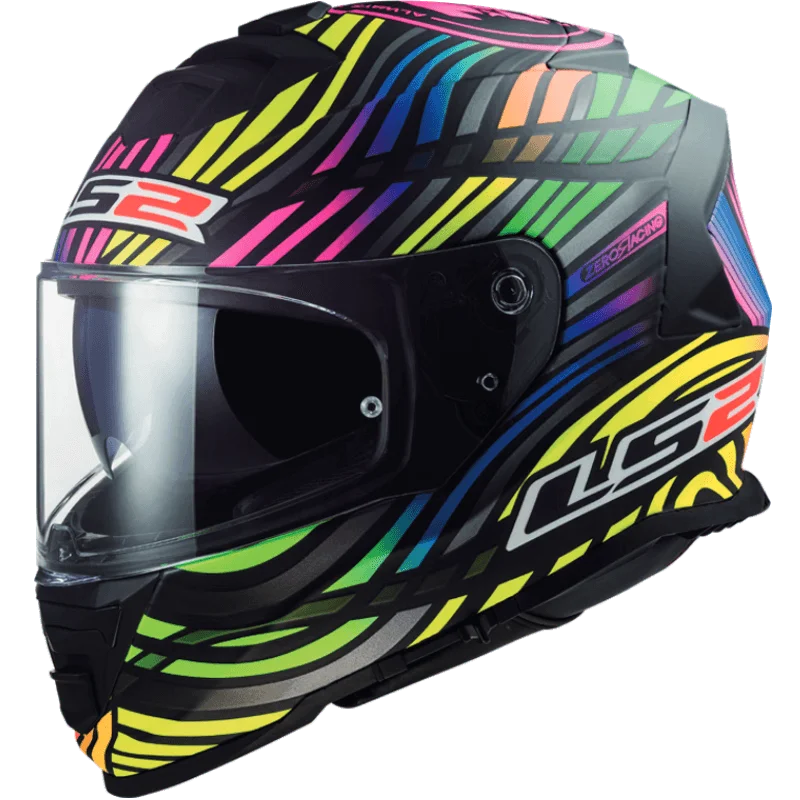 FF800 STORM POWER MATT BLACK RAINBOW + LS2 HELMET BACK PACK FREE