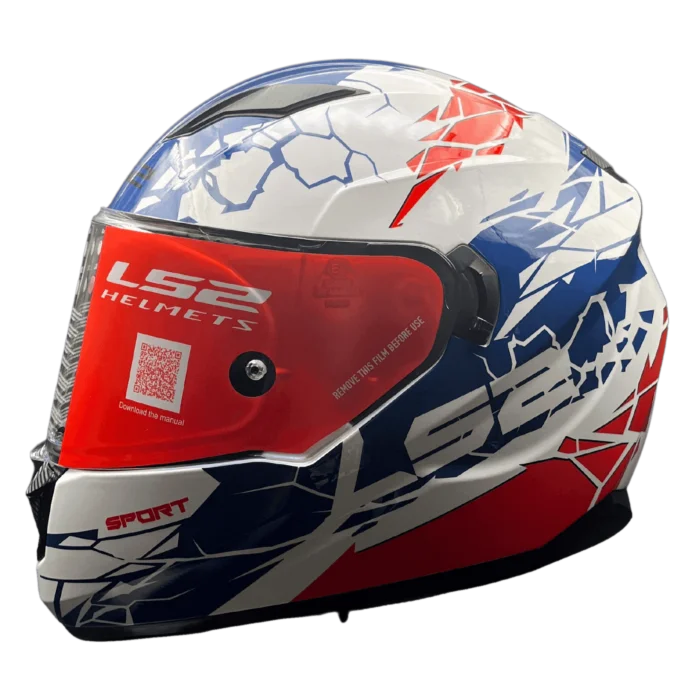 FF320 STREAM EVO IMPACT WHITE BLUE RED (D-RING)