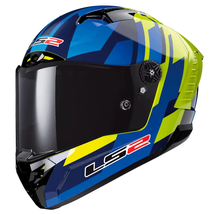 FF805 THUNDER CARBON GAS BLUE HI VIZ YELLOW