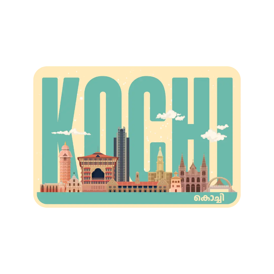 Kochi Fridge Magnet