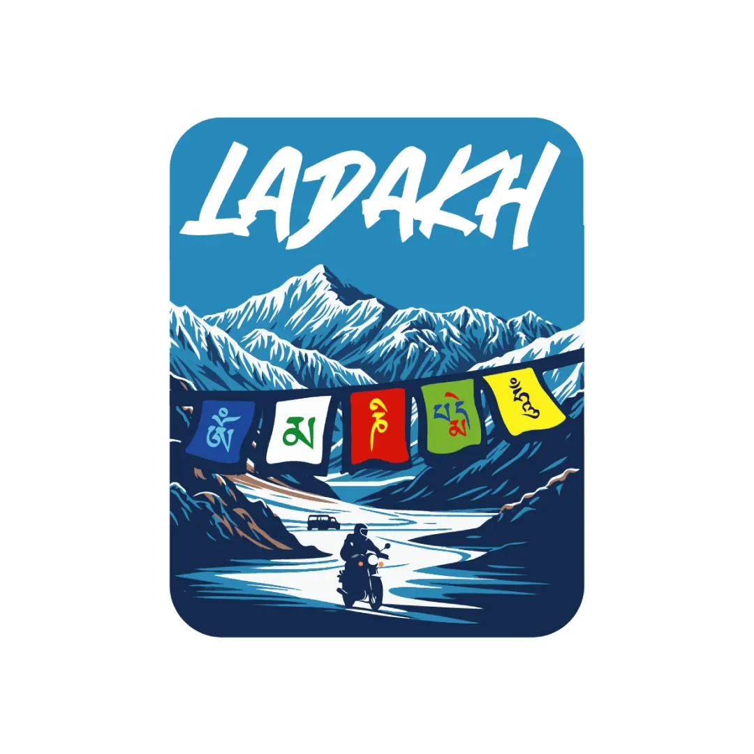 Ladakh Fridge Magnet