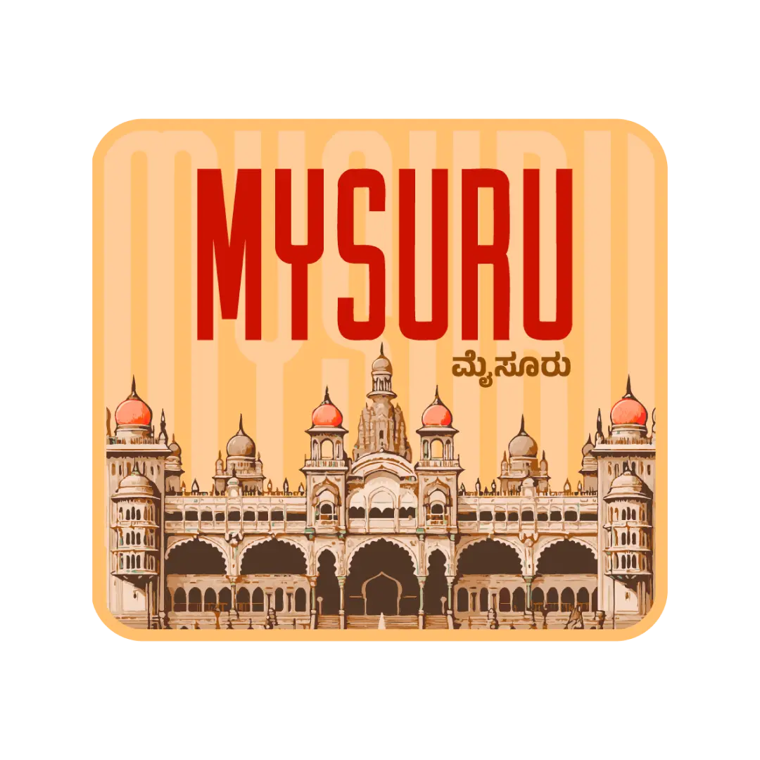Mysuru Fridge Magnet