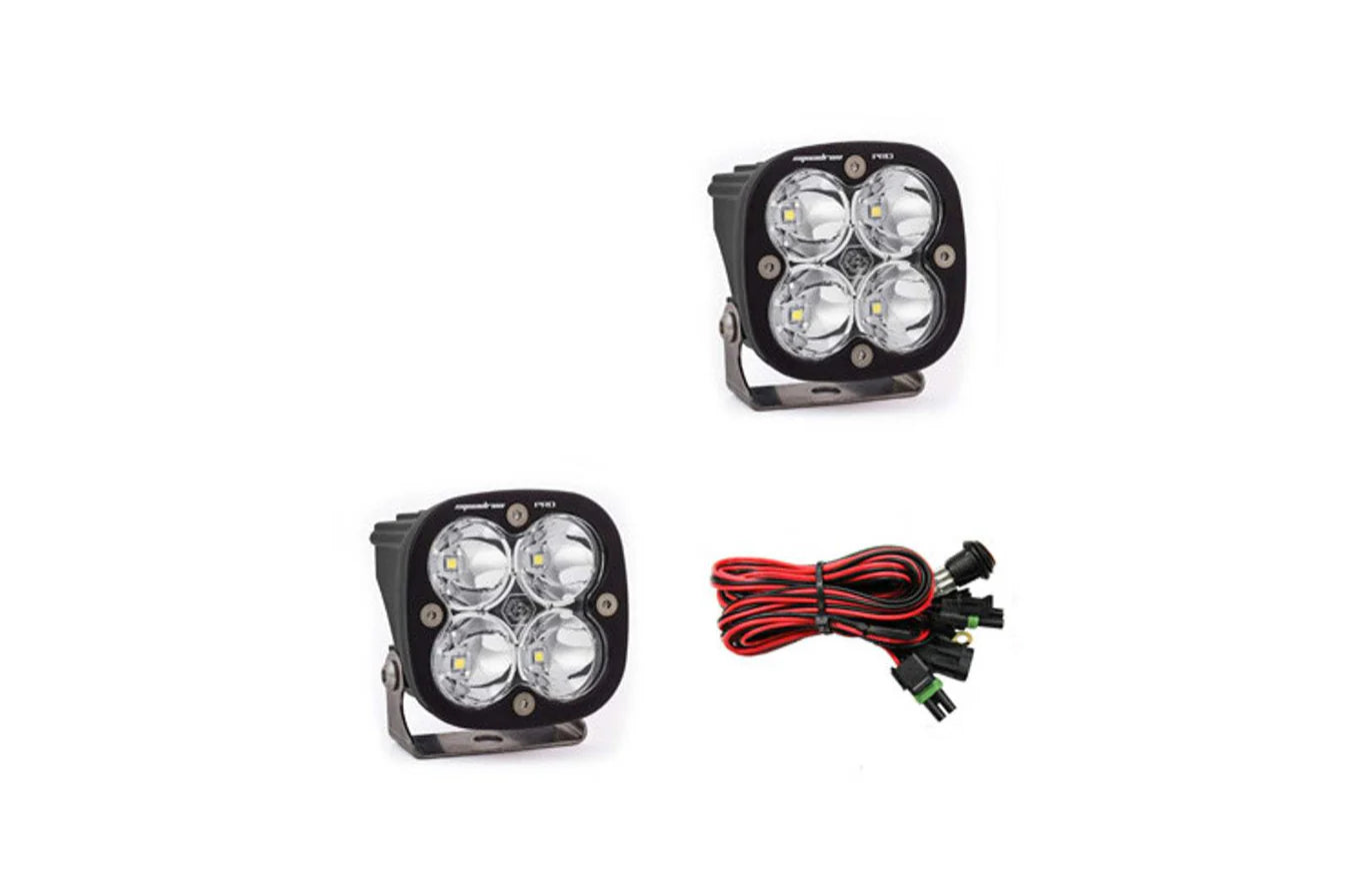 Baja Designs Squadron Pro LED Auxillary Lights – Black (Pair)