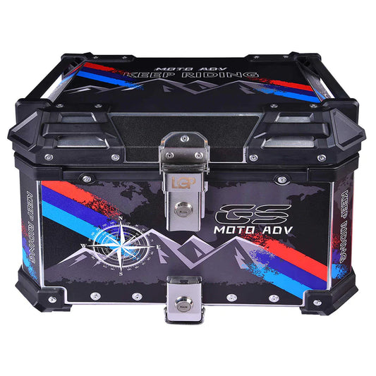 LGP TOP BOX 45L GS MOTO ADV WITH BACKREST