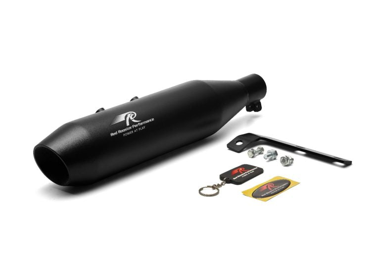 Rumbler Max – Black  Compatible with: Hunter 350, Meteor 350, and Classic 350 Reborn.