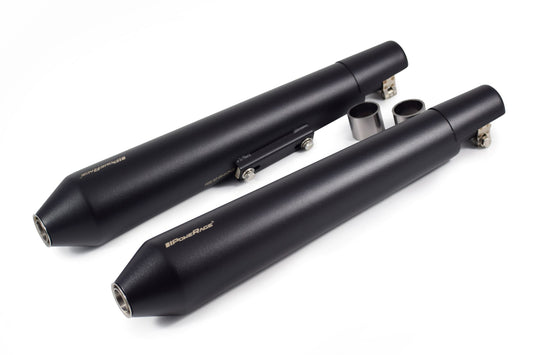 Slip-Ons Exhaust for RE 650 Twins – Black