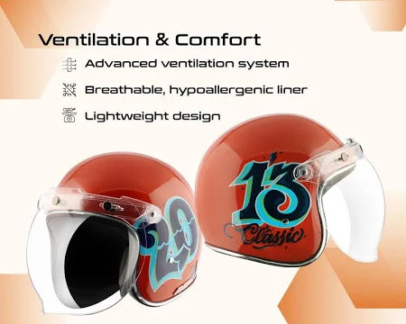 Retro Jet Sportz C13 Helmet