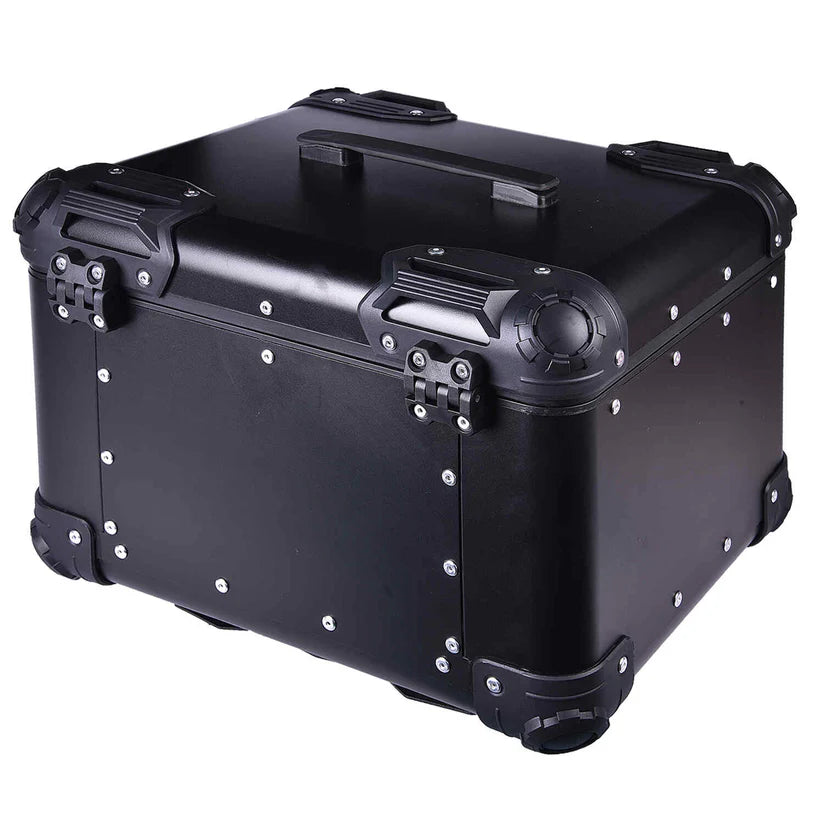 LGP TOP BOX 45L BLACK ROUND CORNER WITH BACKREST