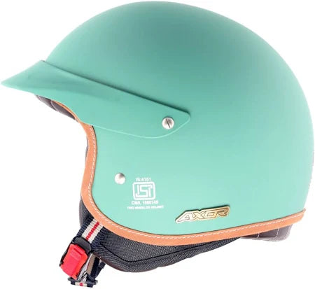 Retro Jet West Helmet with Peak