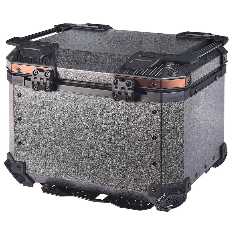 LGP TOP BOX 45L GRAY WRINKLES COPPER W/REST