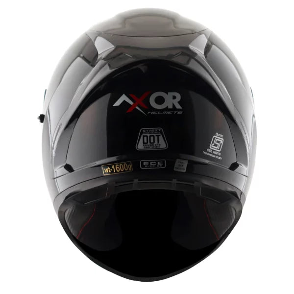 Street Solid Black Helmet