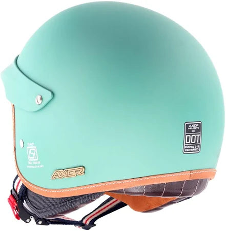 Retro Jet West Helmet with Peak