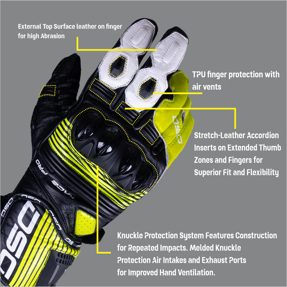 DSG Race Pro V1 Riding Glove