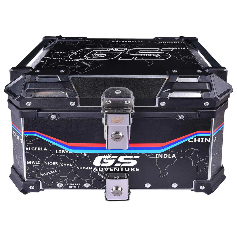 LGP TOP BOX 45L MAP LINE WITH BACKREST